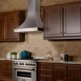 ZLINE Designer Series DuraSnow Stainless Steel Wall Range Hood (8632S) - (8632S36)