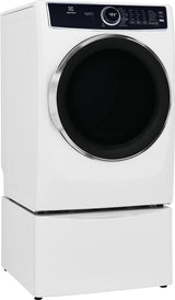 Electrolux Front Load Perfect Steam(TM) Electric Dryer with Balanced Dry(TM) and Instant Refresh - 8.0 Cu. Ft. - (ELFE7637AW)