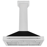 ZLINE 36 in. Stainless Steel Range Hood with Stainless Steel Handle and Color Options (KB4STX-36) [Color: Black Matte Shell] - (KB4STXBLM36)