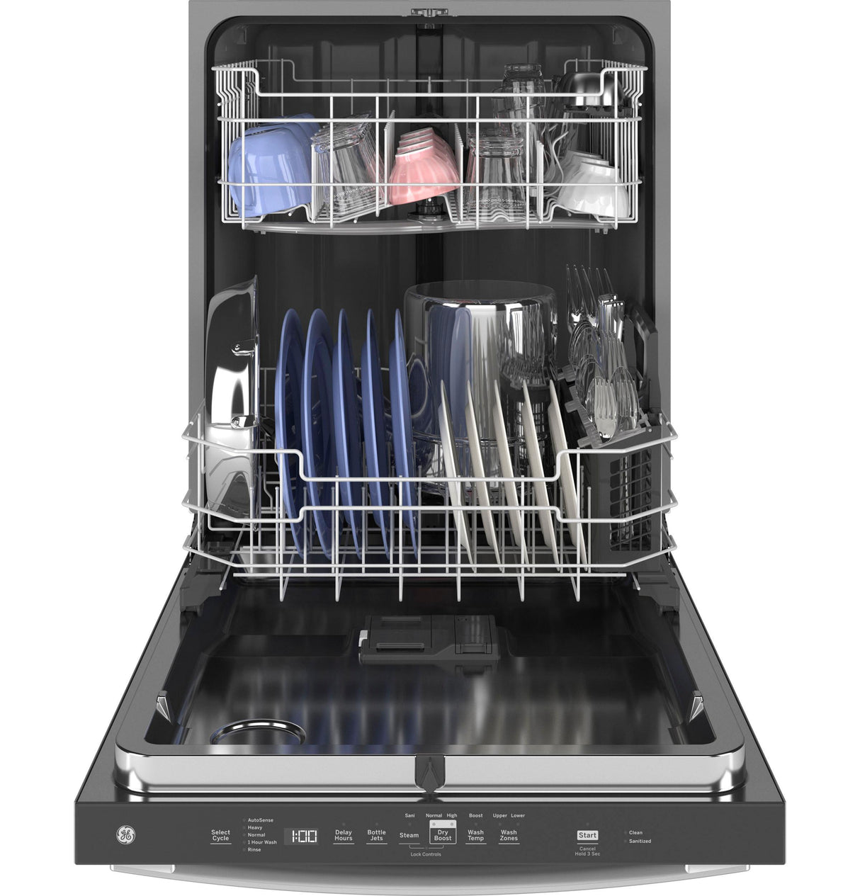 GE(R) ENERGY STAR(R) Top Control with Stainless Steel Interior Door Dishwasher with Sanitize Cycle & Dry Boost - (GDT635HSRSS)