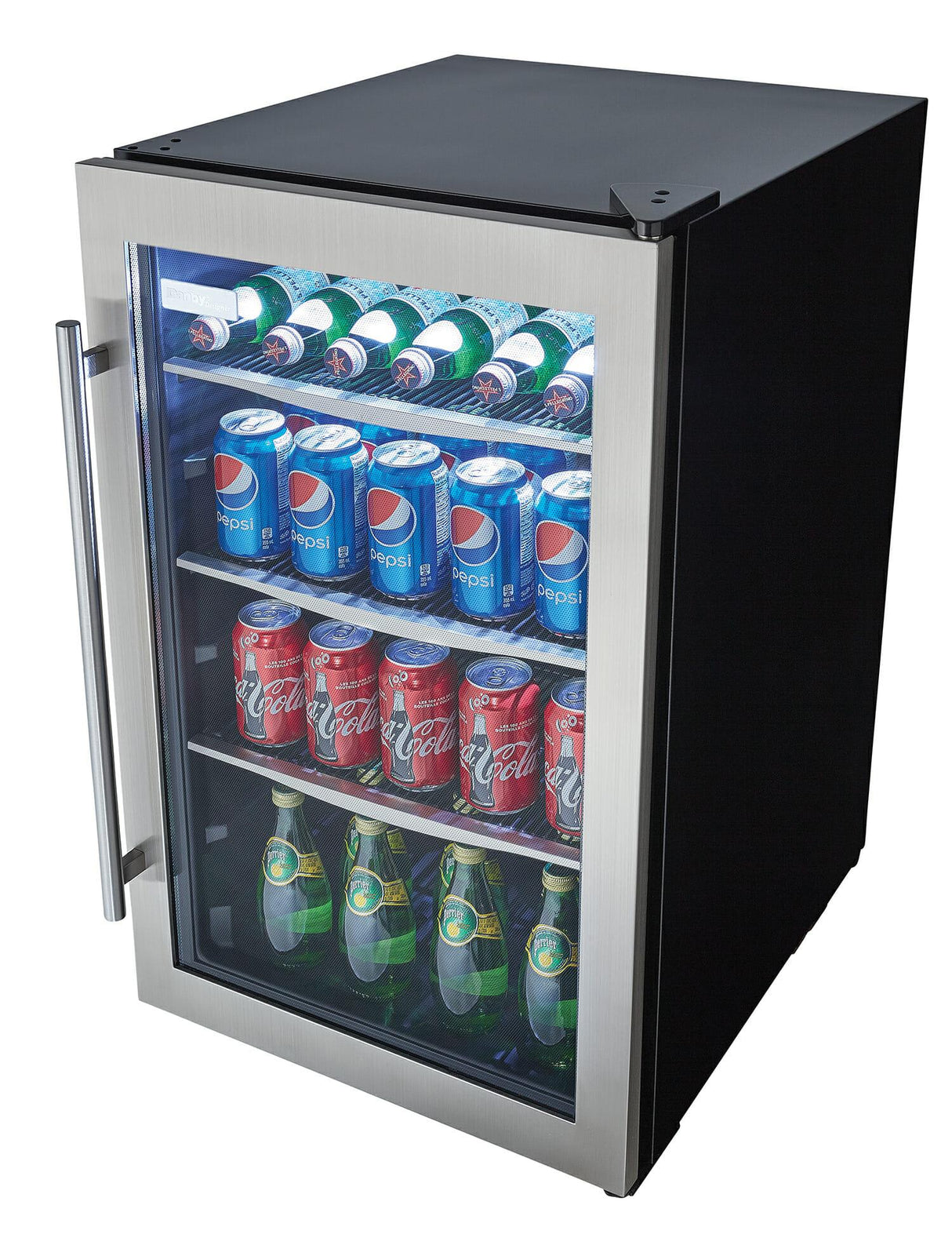 Danby 4.3 cu. ft. Free-Standing Beverage Center in Stainless Steel - (DBC434A1BSSDD)