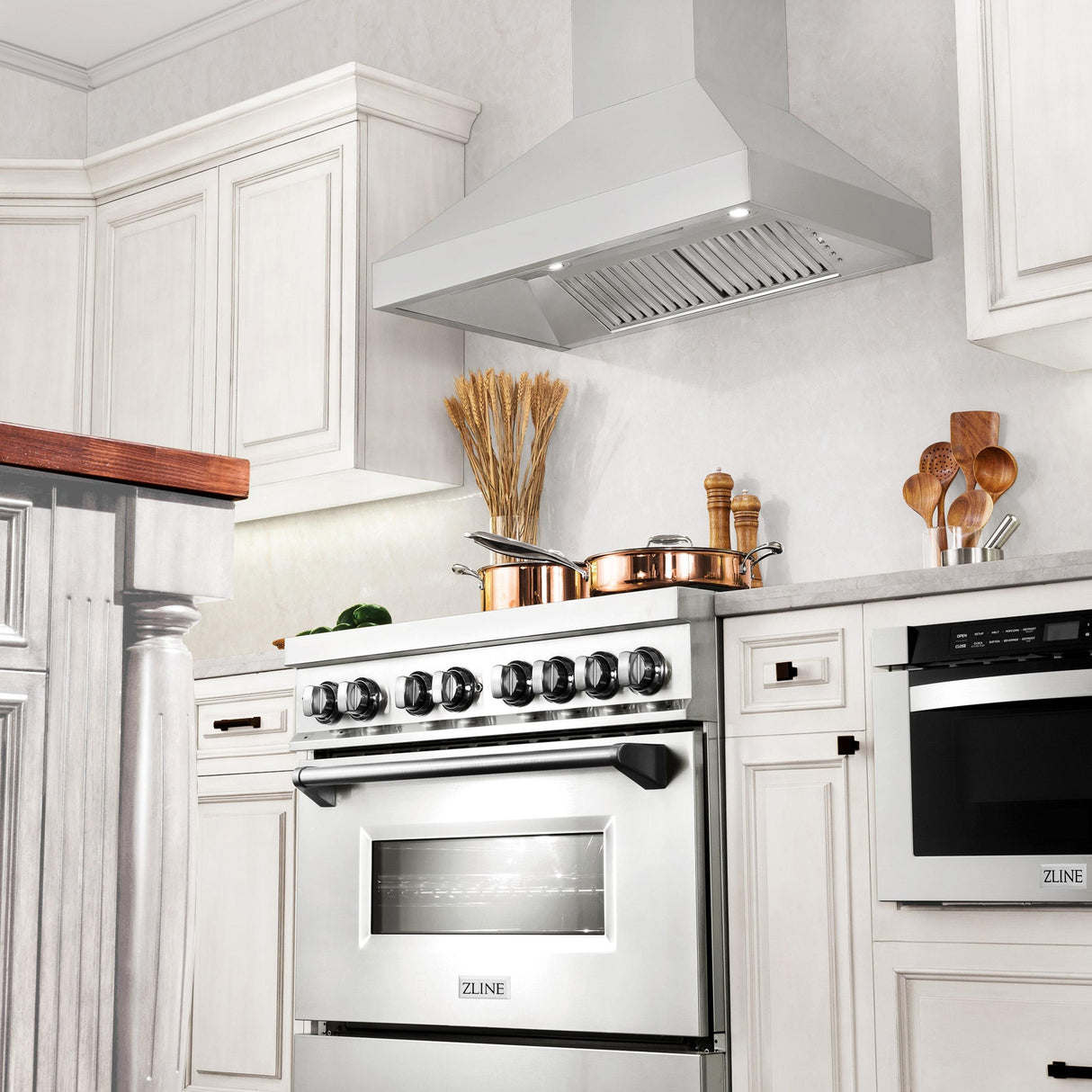 ZLINE Professional Convertible Vent Wall Mount Range Hood in Stainless Steel (597) - (59730)