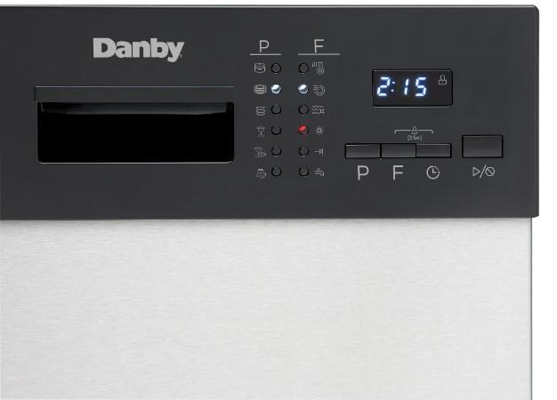 Danby 24" Wide Built-in Dishwasher in Stainless Steel - (DDW2404EBSS)