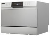 Danby 6 Place Setting Countertop Dishwasher in Silver - (DDW631SDB)