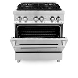 ZLINE 30 in. Dual Fuel Range with Gas Stove and Electric Oven in Stainless Steel (RA30) [Color: Stainless Steel] - (RA30)