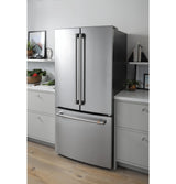 Caf(eback)(TM) ENERGY STAR(R) 18.6 Cu. Ft. Counter-Depth French-Door Refrigerator - (CWE19SP4NW2)