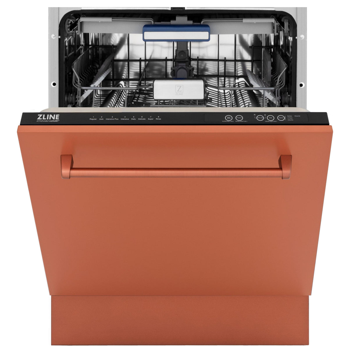 ZLINE 24" Tallac Series 3rd Rack Dishwasher with Traditional Handle, 51dBa (DWV-24) [Color: Copper] - (DWVC24)