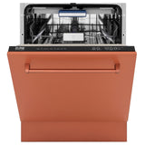 ZLINE 24" Tallac Series 3rd Rack Dishwasher with Traditional Handle, 51dBa (DWV-24) [Color: Copper] - (DWVC24)