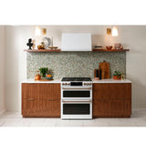 Caf(eback)(TM) 30" Smart Slide-In, Front-Control, Gas Double-Oven Range with Convection - (CGS750P4MW2)