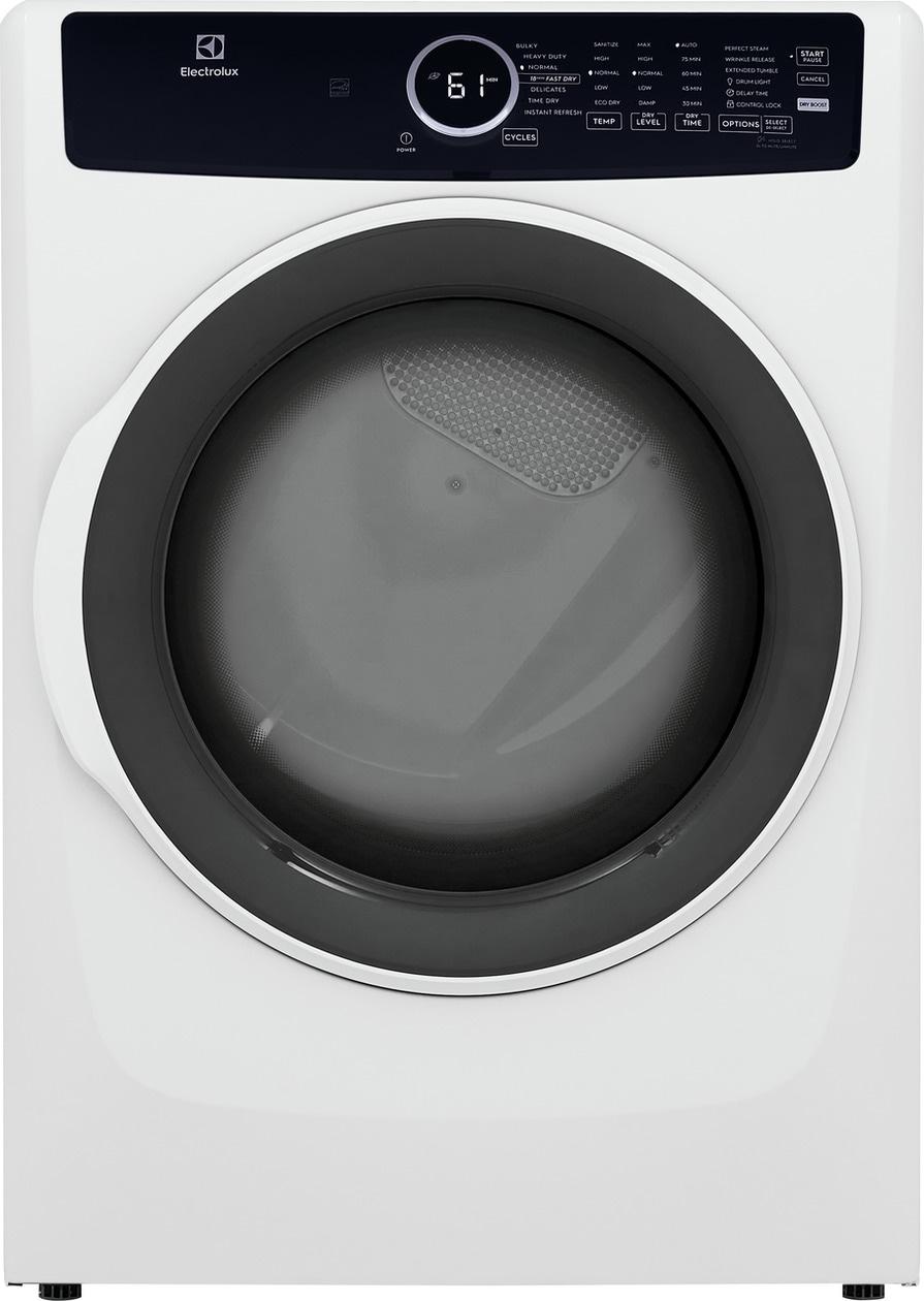 Electrolux Front Load Perfect Steam(TM) Electric Dryer with Instant Refresh - 8.0 Cu. Ft. - (ELFE7437AW)