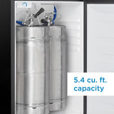 Danby 5.4 cu. ft. Dual-Tap Keg Cooler in Stainless Steel - (DKC054A1BSL2DB)