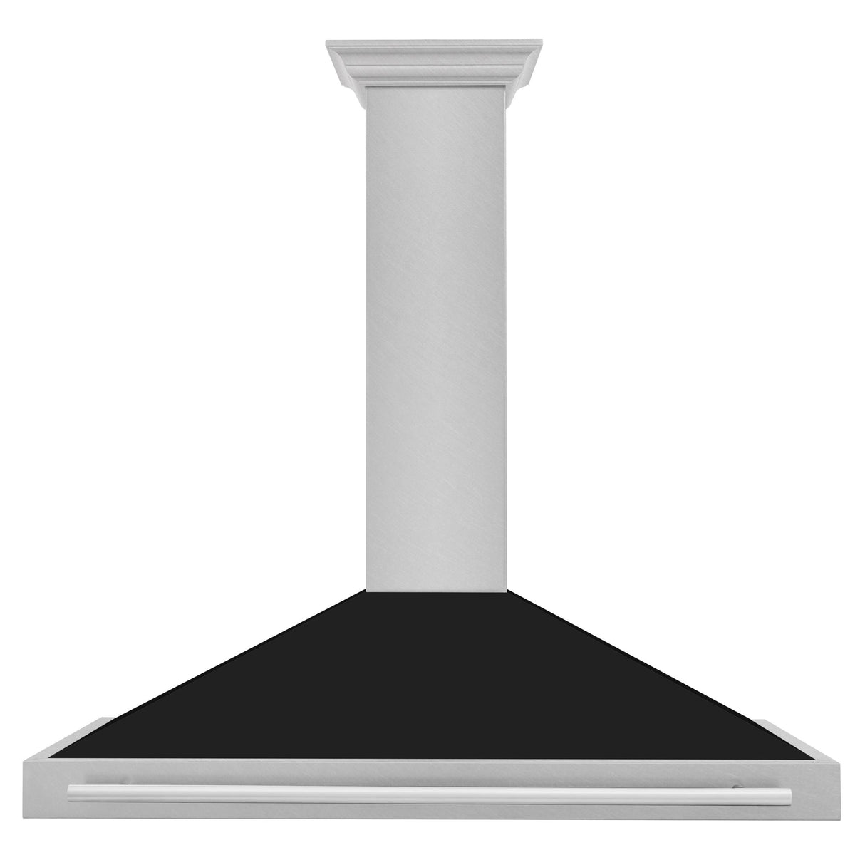 ZLINE 48 in. Convertible Fingerprint Resistant DuraSnow' Stainless Steel Range Hood with Stainless Steel Handle (KB4SNX-48) [Color: Black Matte Shell] - (KB4SNXBLM48)