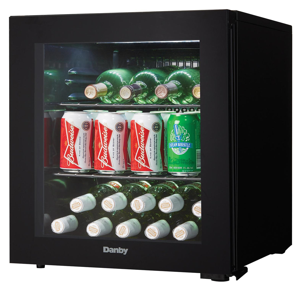 Danby 16 Bottle Free-Standing Wine Cooler in Black - (DWC018A1BDB)