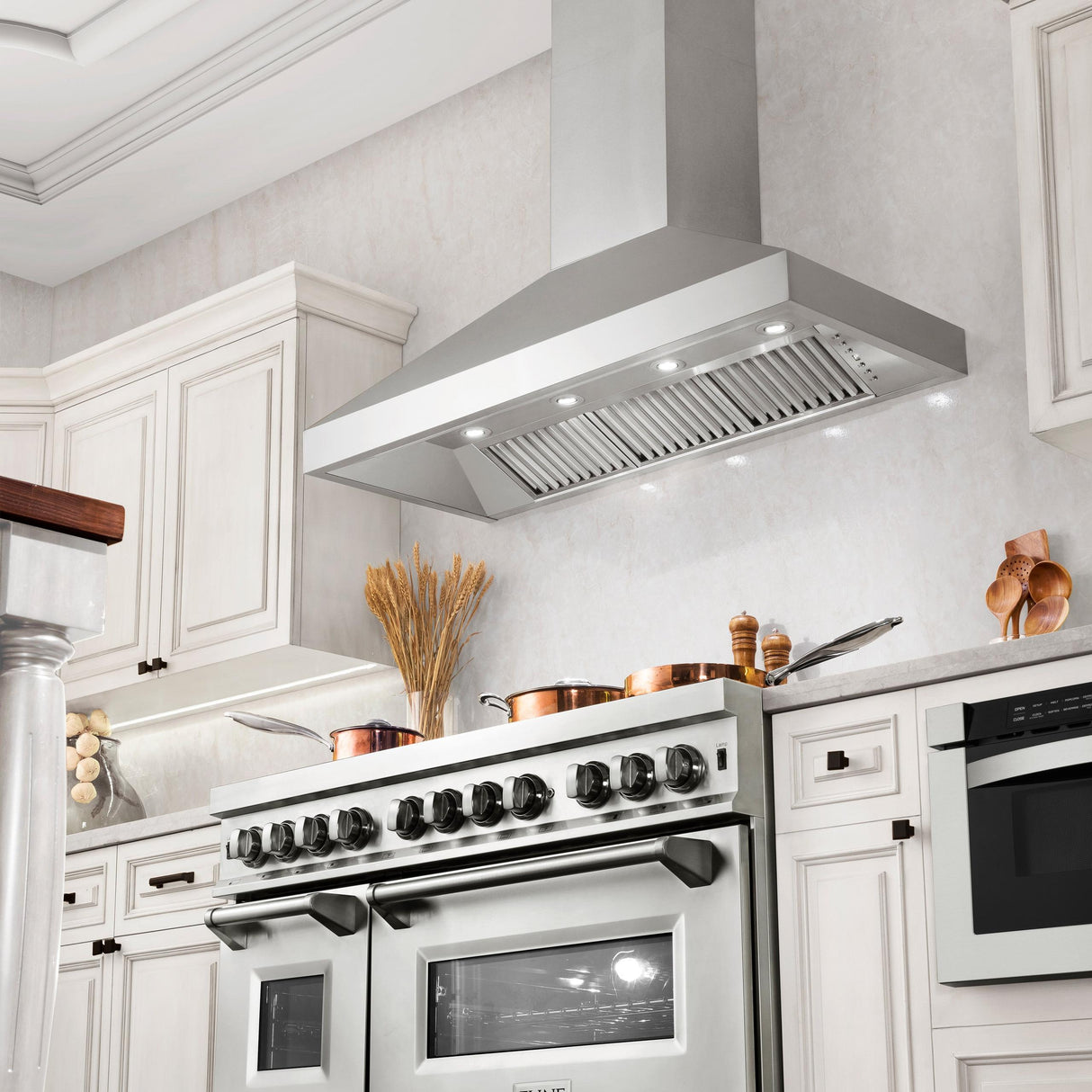 ZLINE Professional Convertible Vent Wall Mount Range Hood in Stainless Steel (597) - (59748)