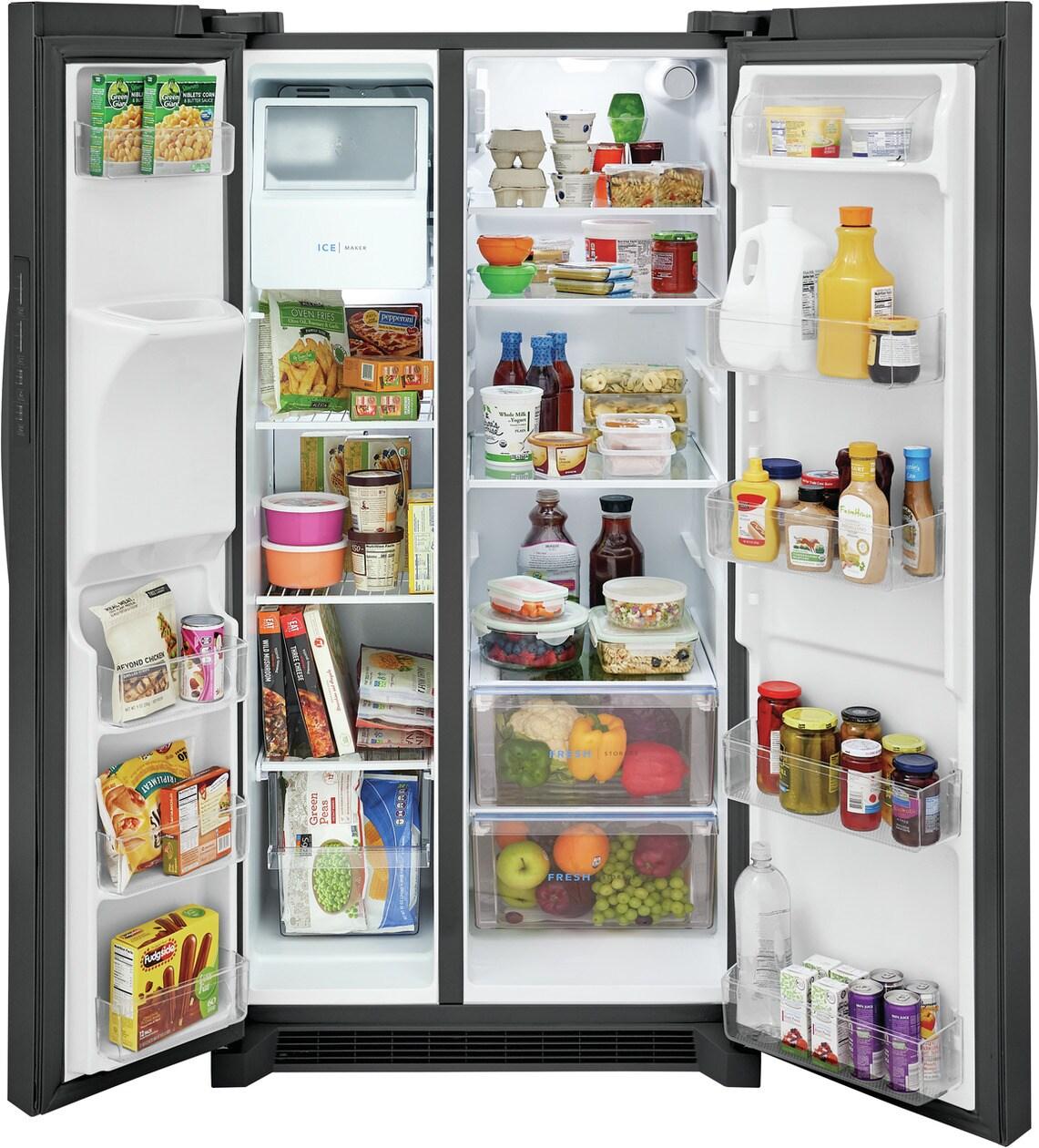 Frigidaire 25.6 Cu. Ft. 36" Standard Depth Side by Side Refrigerator - (FRSS2623AD)