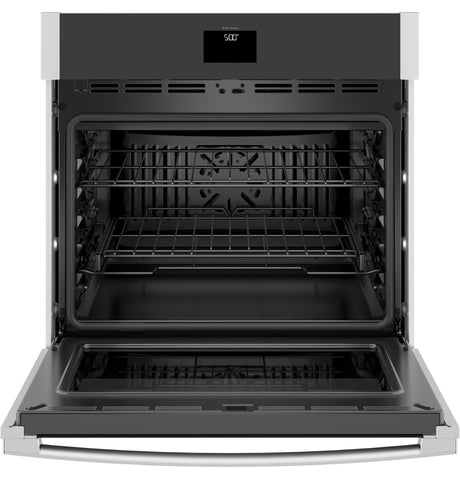 GE(R) 30" Smart Built-In Self-Clean Convection Single Wall Oven with Never Scrub Racks - (JTS5000SNSS)