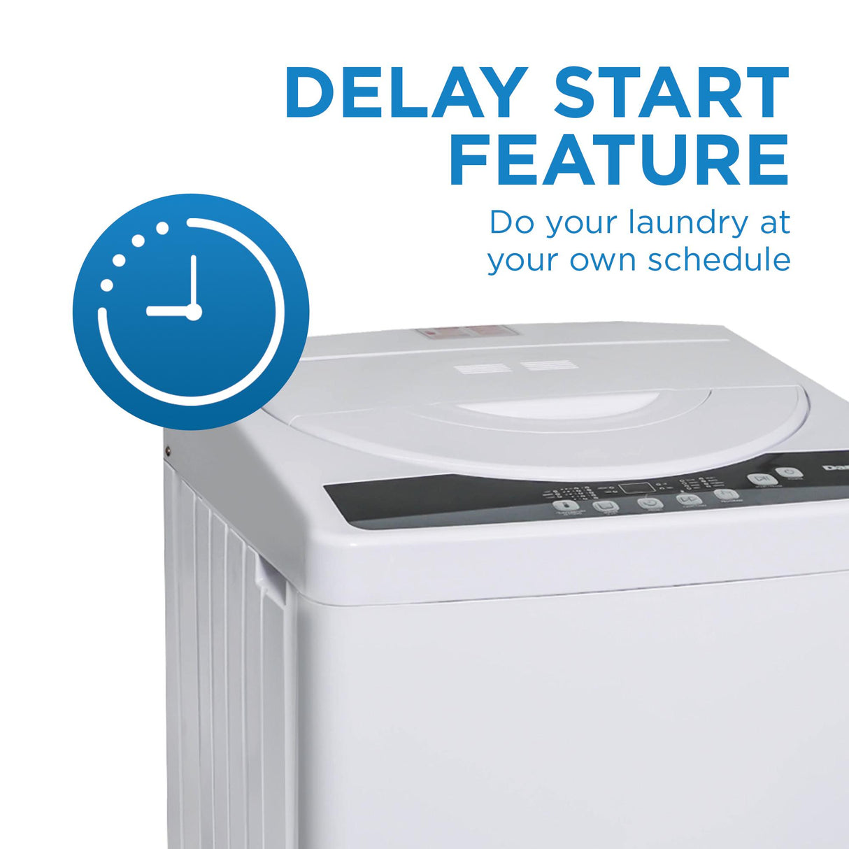 Danby 1.6 cu. ft. Compact Top Load Washing Machine in White - (DWM055A1WDB6)