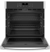 GE(R) 30" Smart Built-In Self-Clean Single Wall Oven with Never-Scrub Racks - (JTS3000SNSS)