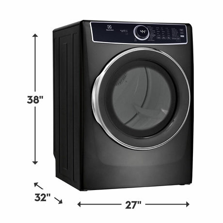 Electrolux Front Load Perfect Steam(TM) Electric Dryer with Predictive Dry(TM) and Instant Refresh - 8.0 Cu. Ft. - (ELFE7537AT)