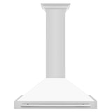 ZLINE 48 in. Convertible Stainless Steel Range Hood with Stainless Steel Handle (KB4STX-48) [Color: White Matte] - (KB4STXWM48)