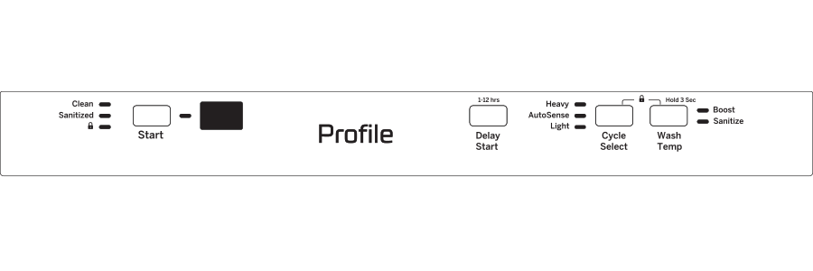 GE Profile(TM) ENERGY STAR(R) 18" ADA Compliant Stainless Steel Interior Dishwasher with Sanitize Cycle - (PDT145SGLWW)