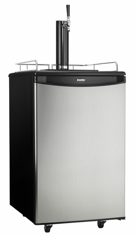 Danby 5.4 cu. ft. Single Tap Keg Cooler in Stainless Steel - (DKC054A1BSLDB)