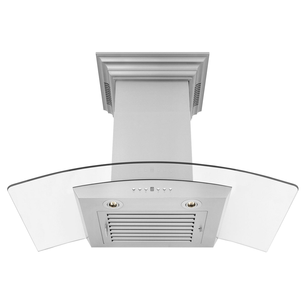 ZLINE Wall Mount Range Hood in Stainless Steel with Built-in ZLINE CrownSound Bluetooth Speakers (KZCRN-BT) - (KZCRNBT36)