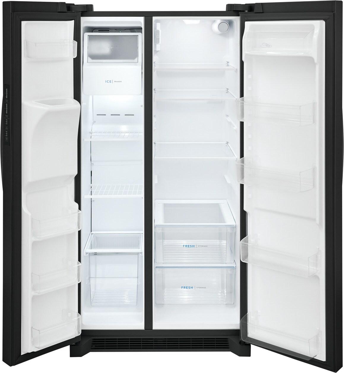 Frigidaire 25.6 Cu. Ft. 36" Standard Depth Side by Side Refrigerator - (FRSS2623AB)