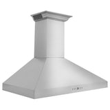 ZLINE Ducted Vent Wall Mount Range Hood in Stainless Steel with Built-in ZLINE CrownSound Bluetooth Speakers (KL3CRN-BT) - (KL3CRNBT36)