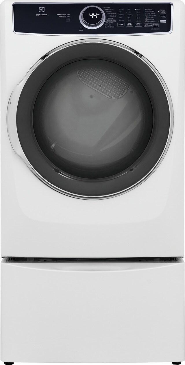 Electrolux Front Load Perfect Steam(TM) Gas Dryer with Predictive Dry(TM) and Instant Refresh - 8.0 Cu. Ft. - (ELFG7537AW)