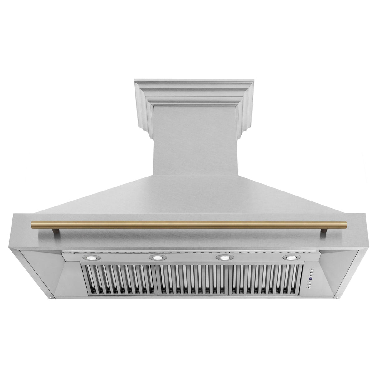 48 in. ZLINE Autograph Edition DuraSnow Stainless Steel Range Hood with DuraSnow Stainless Steel Shell (8654SNZ-48) [Color: Matte Black] - (8654SNZ48MB)