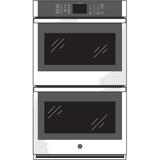 GE(R) 27" Smart Built-In Double Wall Oven - (JKD3000DNWW)