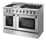 Thor Kitchen 48 Inch Dual Fuel Range In Stainless Steel - Professional - Hrd4803u - (HRD4803U)