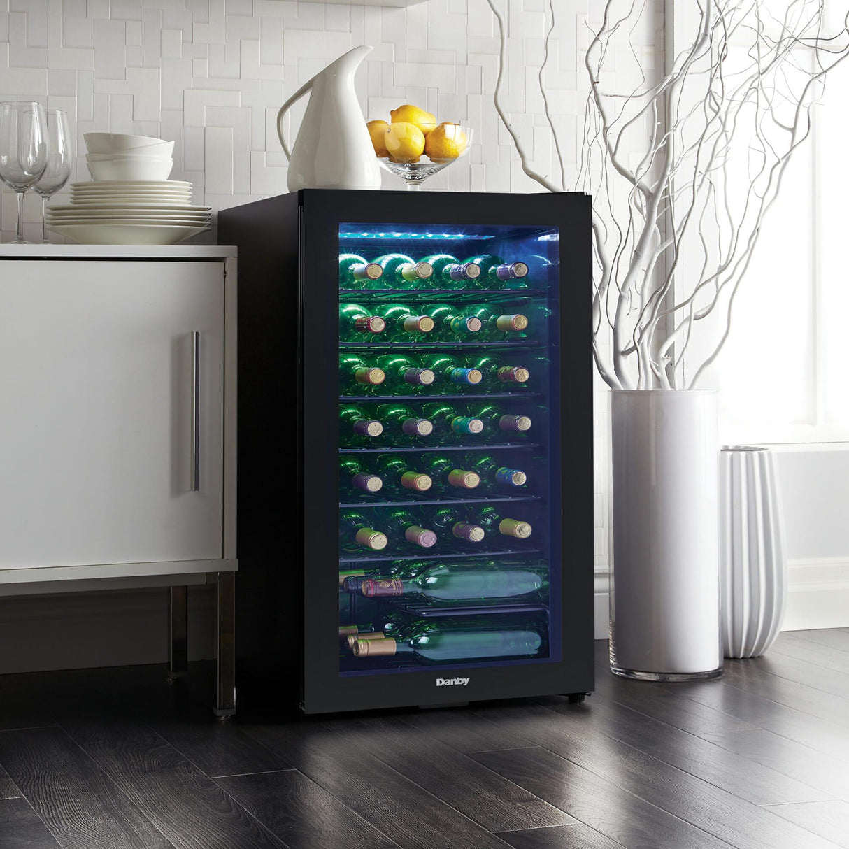 Danby 36 Bottle Free-Standing Wine Cooler in Black - (DWC036A2BDB6)