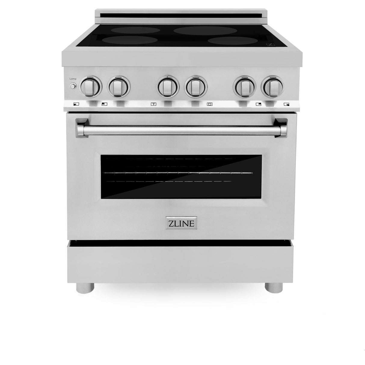 ZLINE 30" 4.0 cu. ft. Induction Range with a 4 Element Stove and Electric Oven in Stainless Steel (RAIND-30) [Color: Stainless Steel] - (RAIND30)