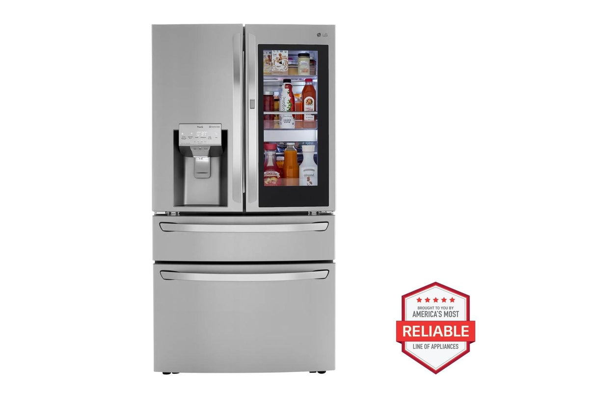 23 cu. ft. Smart wi-fi Enabled InstaView(R) Door-in-Door(R) Counter-Depth Refrigerator with Craft Ice(TM) Maker - (LRMVC2306S)