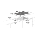 30" RADIANT COOKTOP WITH BRUSHED ALUMINUM TRIM - (F6RT30S2)