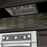 ZLINE Ducted Island Mount Range Hood Insert in Stainless Steel (721i) - (721I46)