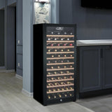 Danby 94 Bottle Free-Standing Wine Cooler in Black - (DWC94L1B)