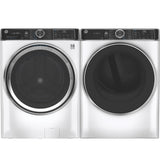 GE(R) ENERGY STAR(R) 7.8 cu. ft. Capacity Smart Front Load Electric Dryer with Steam and Sanitize Cycle - (GFD85ESSNWW)