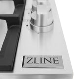 ZLINE 30" Gas Cooktop with 4 Gas Brass Burners (RC-BR-30) - (RCBR30)