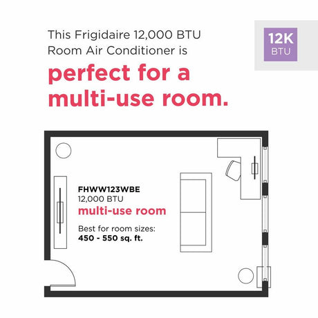 Frigidaire 10,000 BTU Connected Window-Mounted Room Air Conditioner - (FHWW103WB1)