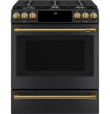 Caf(eback)(TM) 30" Smart Slide-In, Front-Control, Gas Range with Convection Oven - (CGS700P3MD1)