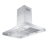 ZLINE Remote Blower Island Mount Range Hood 400/700CFM Options (GL2i-RD/RS) - (GL2IRS30400)