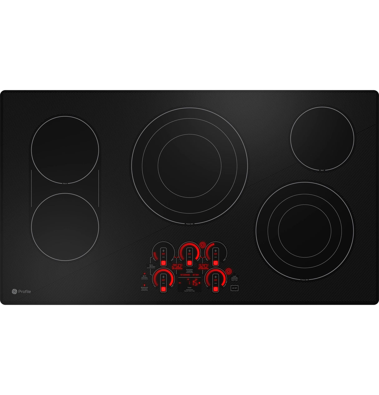 GE Profile(TM) 36" Built-In Touch Control Cooktop - (PEP9036DTBB)