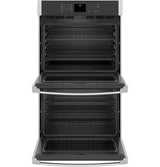 GE(R) 30" Smart Built-In Self-Clean Double Wall Oven with Never-Scrub Racks - (JTD3000SNSS)