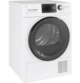 GE(R) ENERGY STAR(R) 24" 4.1 Cu.Ft. Front Load Ventless Condenser Electric Dryer with Stainless Steel Basket - (GFT14ESSMWW)