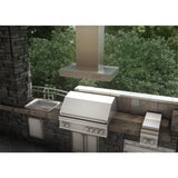 ZLINE 48 in. Outdoor Island Mount Range Hood in Stainless Steel (KECOMi-304-48) - (KECOMI30448)