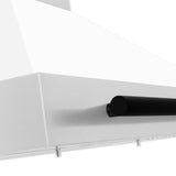 ZLINE 30 in. Autograph Edition Convertible Stainless Steel Range Hood with White Matte Shell [Color: Matte Black] - (KB4STZWM30MB)