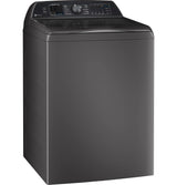 GE Profile(TM) ENERGY STAR(R) 5.4 cu. ft. Capacity Washer with Smarter Wash Technology and FlexDispense(TM) - (PTW700BPTDG)